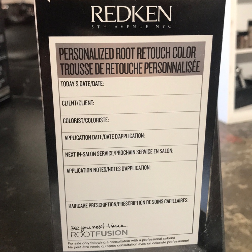 Redken personalized root retouch color .00 5